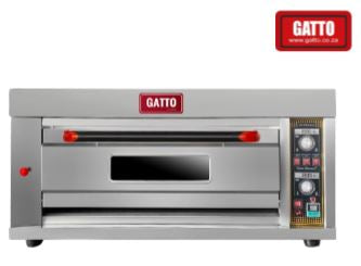 GATTO Gas 1 Deck 1 Pan Pizza Oven c/w Ceramic